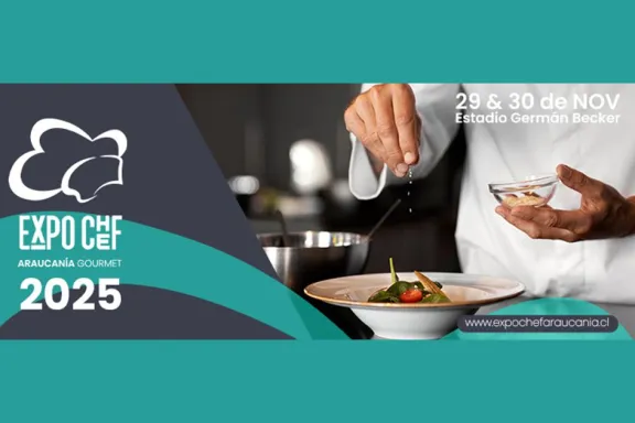 Nahuel Sepúlveda participará en la Expo Chef Araucanía en Chile.