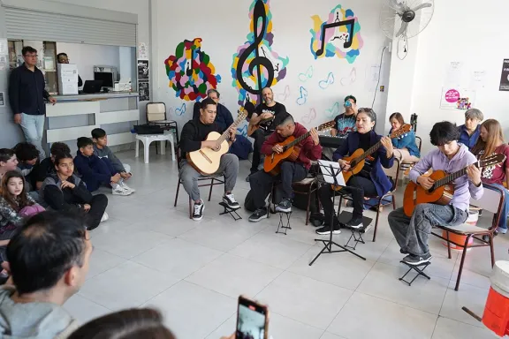 La Escuela Superior de Música realizó una jornada inclusiva para todos los estudiantes.