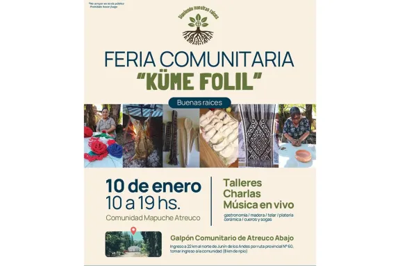 Atreuco impulsa su identidad con una Feria Comunitaria para todos en la localidad.