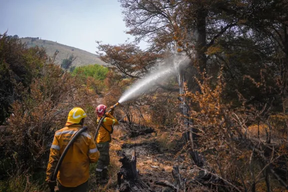 Neuquén se une a la lucha contra incendios forestales en Chubut.