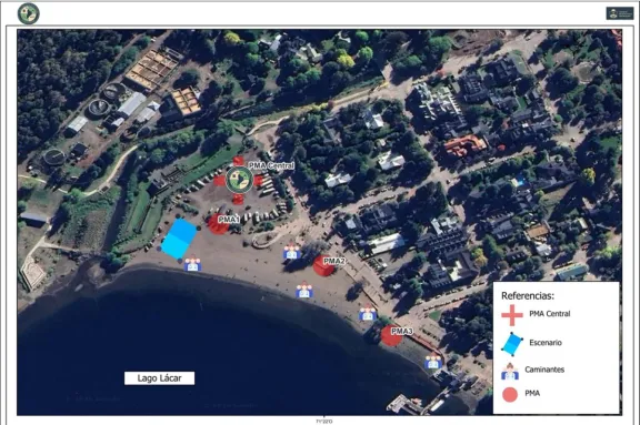 Operativo especial de Emergencias para el recital de Luck Ra en la ciudad.