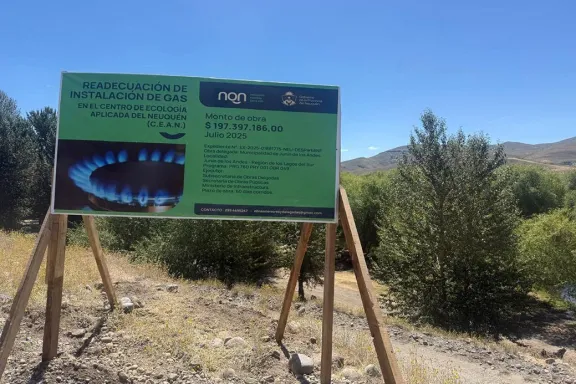 Inició la instalación de gas en el CEAN: mejora para todos los estudiantes.