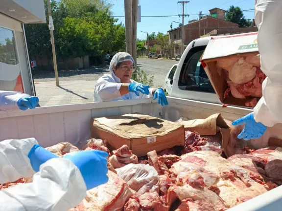 CIPPA refuerza controles en carnicerías de Plottier y decomisa 650 kilos de carne.