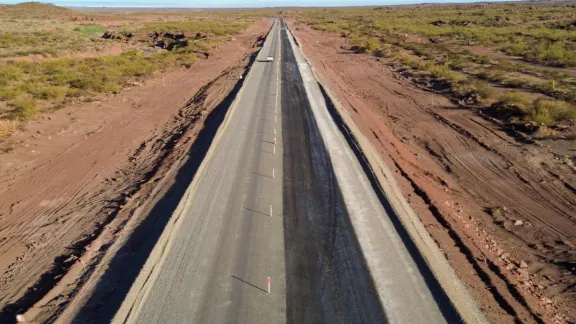 Cortaderas empieza la obra para pavimentar la Ruta Provincial 7