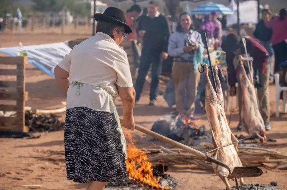 Mujeres Asadoras de Chivo se reúnen en Rincón de los Sauces