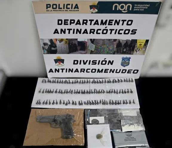 Desarticulan un narcopunto en Neuquén tras denuncia de vecinos.
