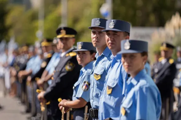 La Policía de Neuquén festeja su 69° aniversario con desfile y acto.