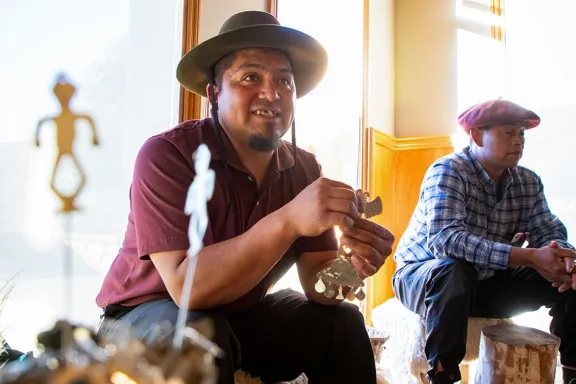 Bautista Huenufil: transforma la alpaca en un símbolo de Patagonia.