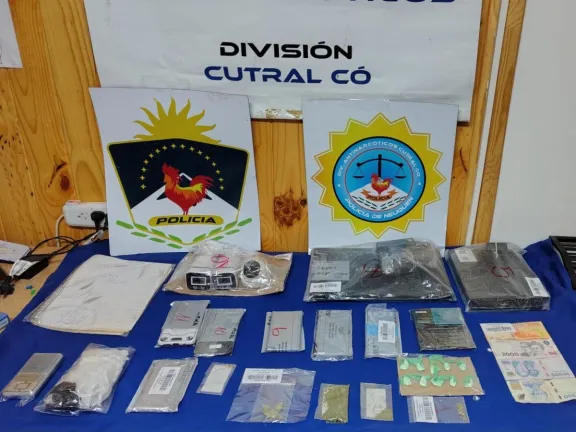 Desarticulan puntos de venta de drogas en Cutral Co