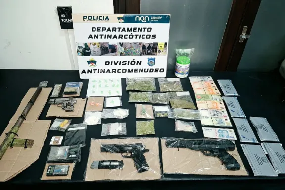 Desmantelaron dos centros de venta de drogas en Neuquén.