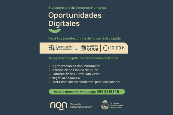 Capacitación online para jóvenes: inscripciones abiertas en Oportunidades Digitales.