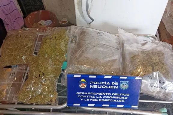 Allanamientos en Plottier desmantelan red de robos violentos y tráfico de droga.