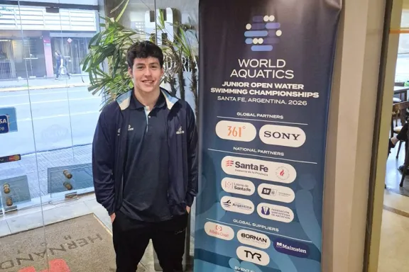 Jouglard se posicionó 18° en el Mundial Junior de Aguas Abiertas.
