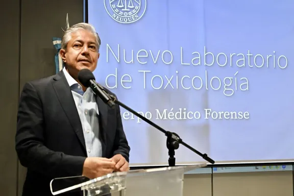 Neuquén estrena su laboratorio toxicológico contra el tráfico de drogas.