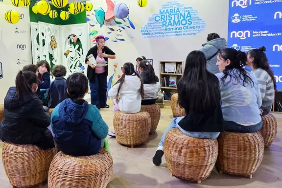 Más de 3500 chicos participaron en el espacio de experiencias lectoras.