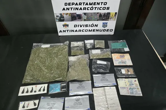 La Policía incautó más de 500 gramos de marihuana en un operativo reciente.