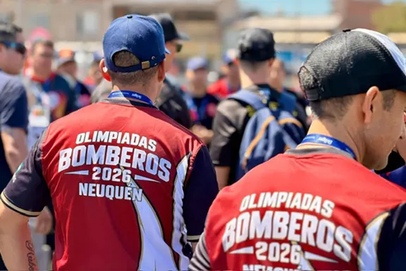 Bomberos de Neuquén y países vecinos se preparan para las Olimpíadas 2026.